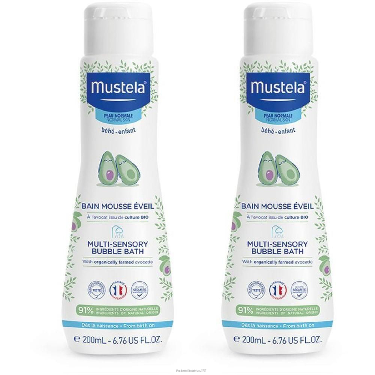 Cerca Offerte di mustela® gel detergente bagnetto mille bolle 2x200 ml schiuma da bagno e acquista online