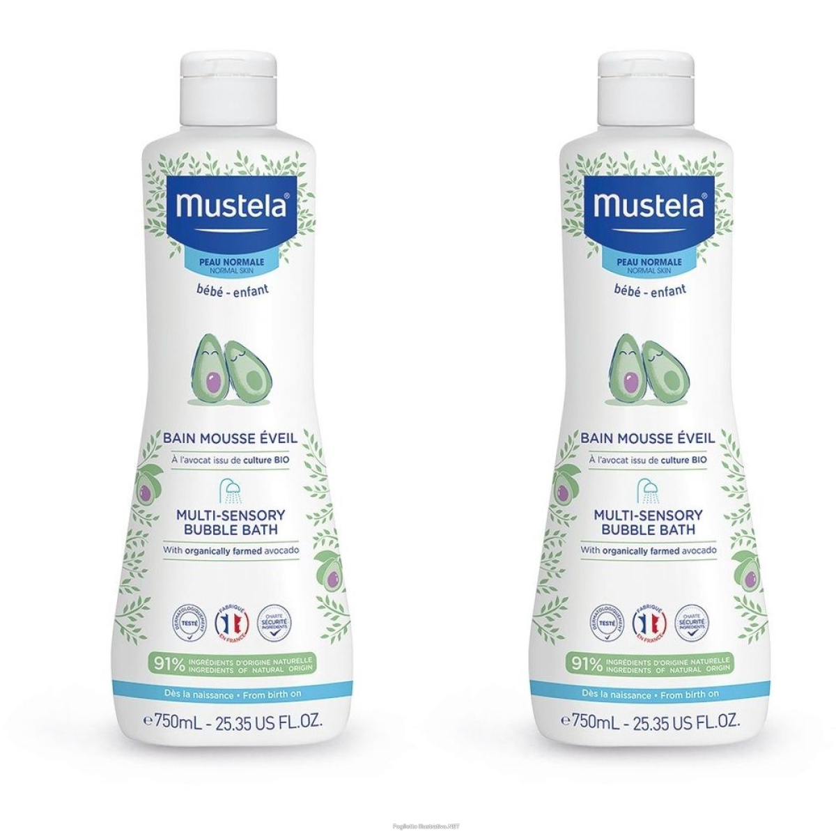 Cerca Offerte di mustela® gel detergente bagnetto mille bolle set da 2 2x750 ml schiuma e acquista online