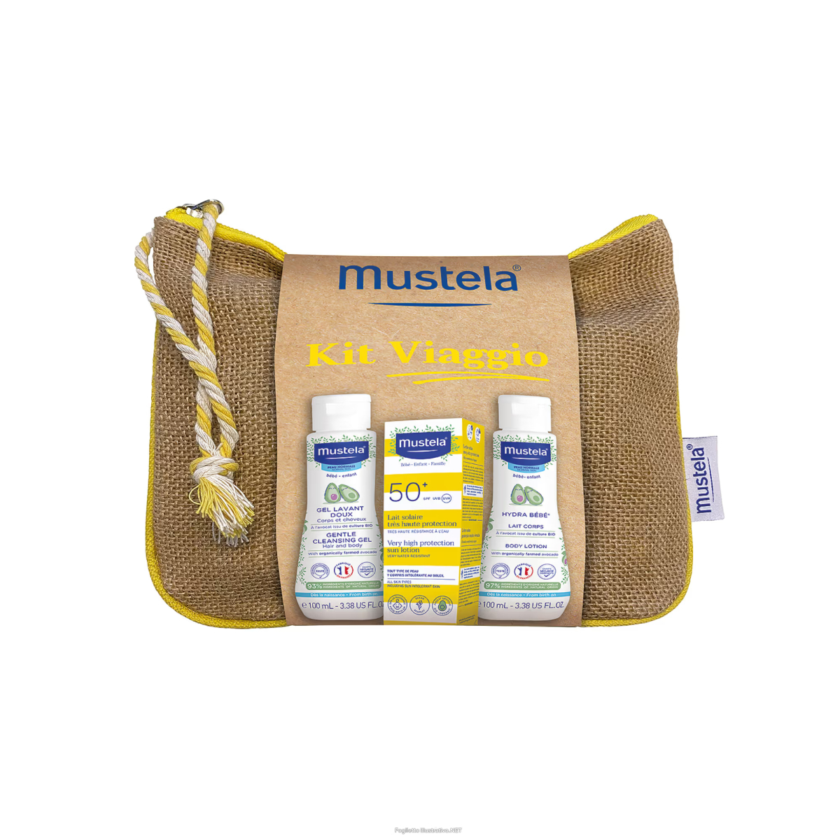 Cerca Offerte di mustela kit viaggio: latte solare bimbi spf50+ 40ml + detergente corpo capelli 100ml + latte corpo idratante 100ml e acquista online