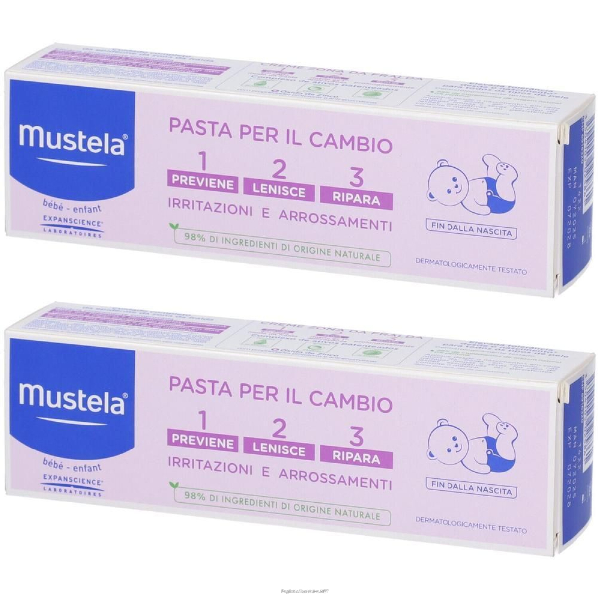 Cerca Offerte di mustela pasta cambio 1-2-3 2x100 ml crema e acquista online