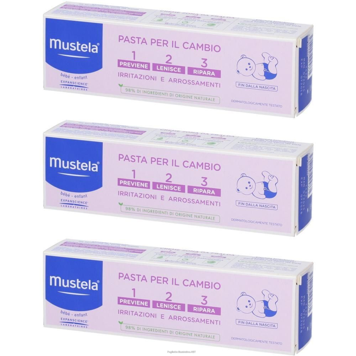 Cerca Offerte di mustela pasta cambio 1-2-3 3x100 ml crema e acquista online