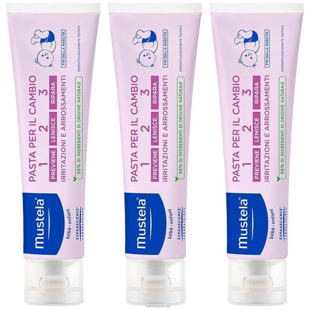Cerca Offerte di mustela pasta per il cambio 1-2-3 3x50 ml e acquista online