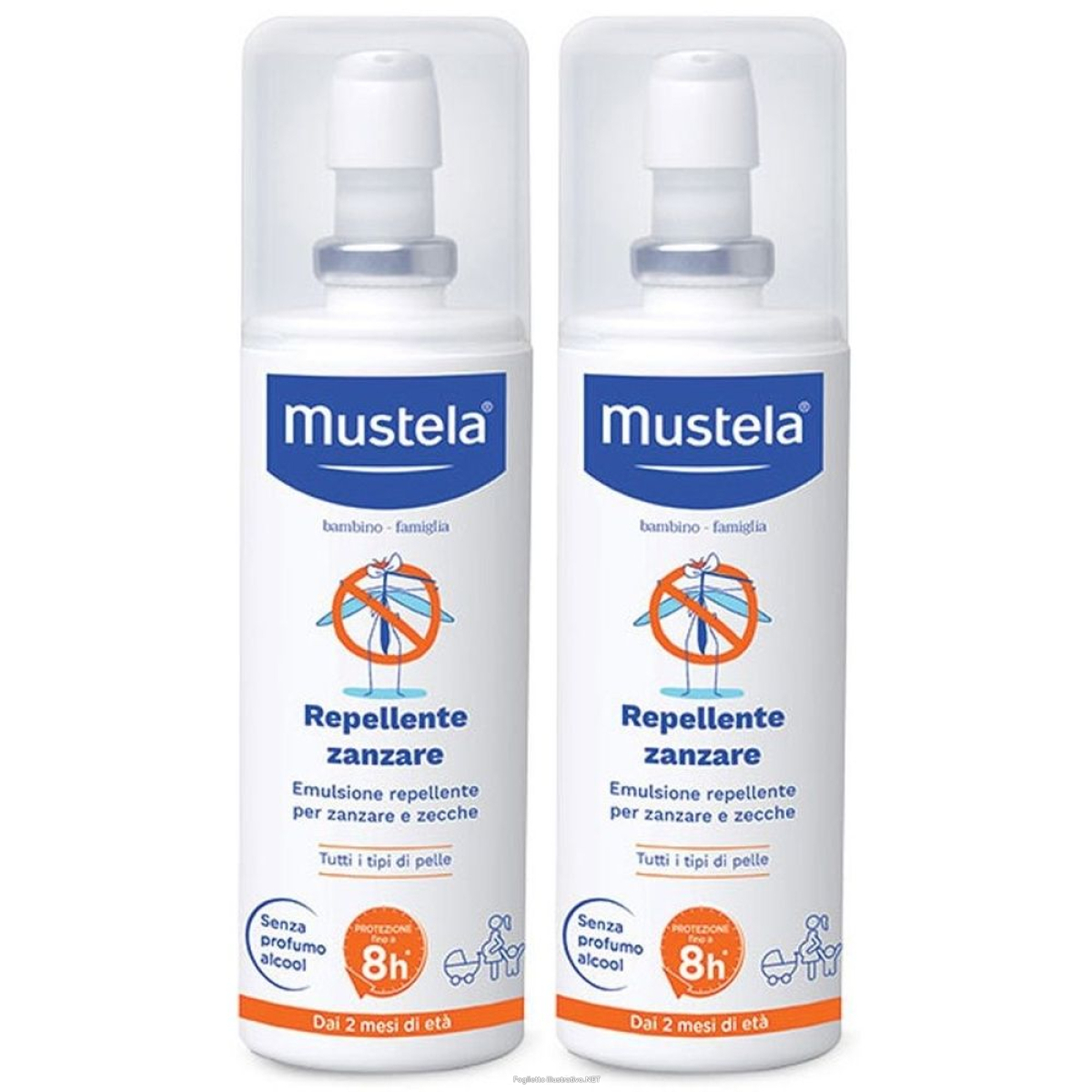 Cerca Offerte di mustela repellente zanzare spray 100 ml set da 2 2x100 ml e acquista online