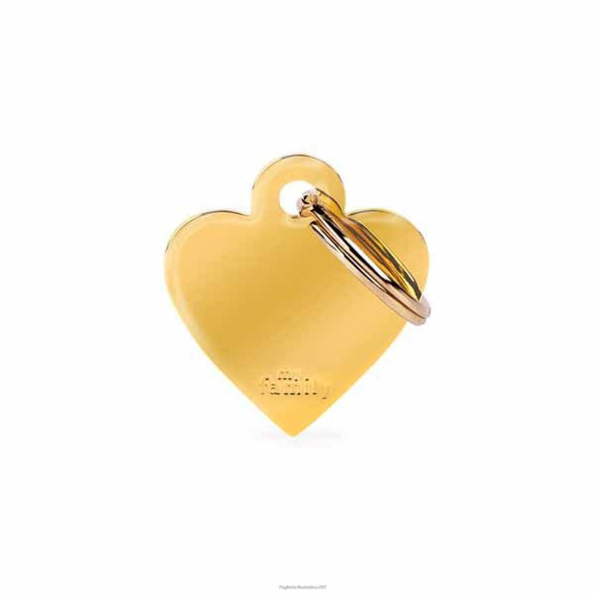Cerca Offerte di my family medaglietta cuore (s) ottone dorato (ref. mfb22) e acquista online