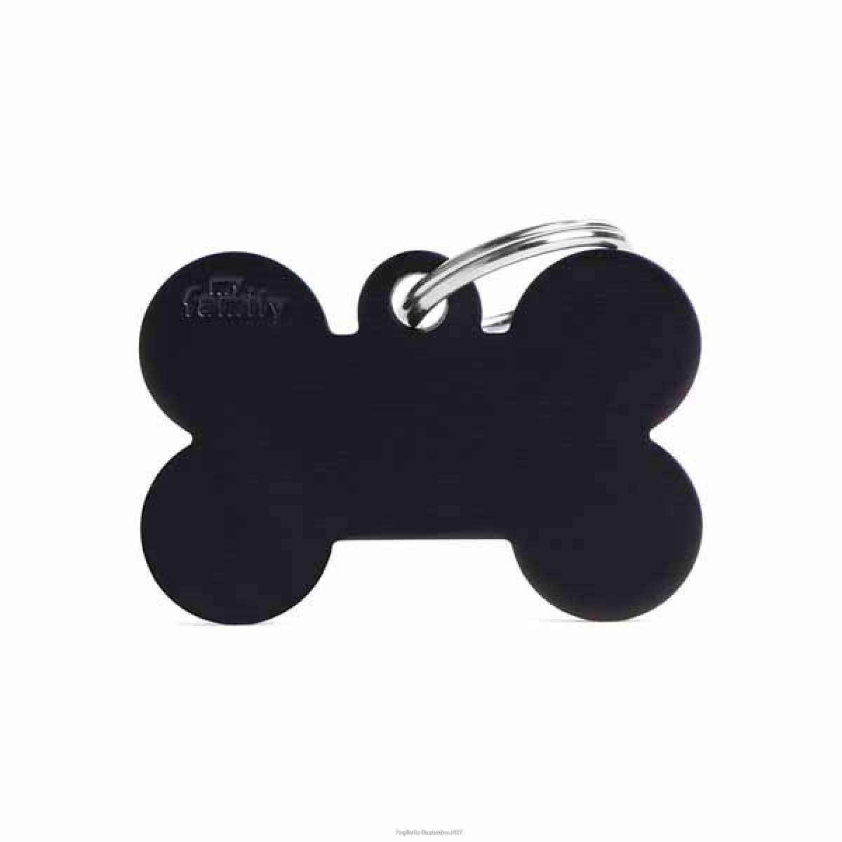 Cerca Offerte di my family medaglietta osso (l) alluminio nero (ref. mfb32) e acquista online