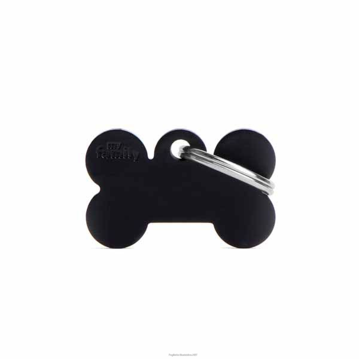Cerca Offerte di my family medaglietta osso (s) alluminio nero (ref. mfb31) e acquista online