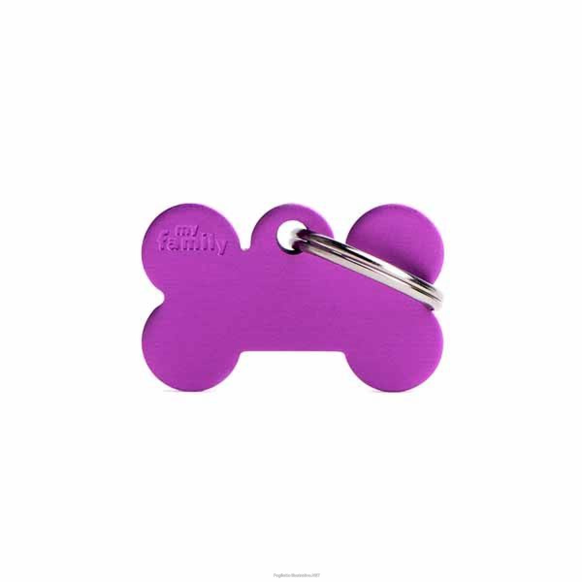Cerca Offerte di my family medaglietta osso (s) alluminio viola (ref. mfb51) e acquista online
