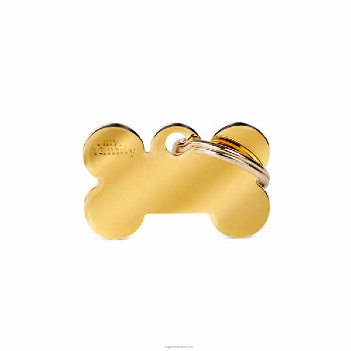 Cerca Offerte di my family medaglietta osso (s) ottone oro (ref. mfb02) e acquista online