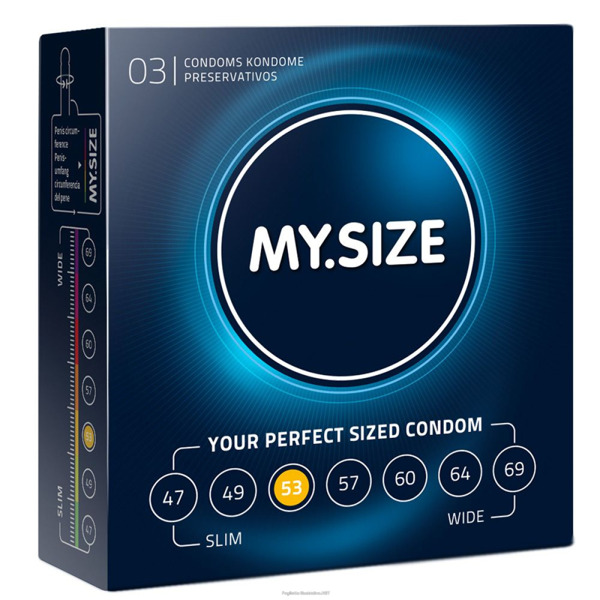 Cerca Offerte di my.size classic preservativi taglia 3 53mm pz e acquista online