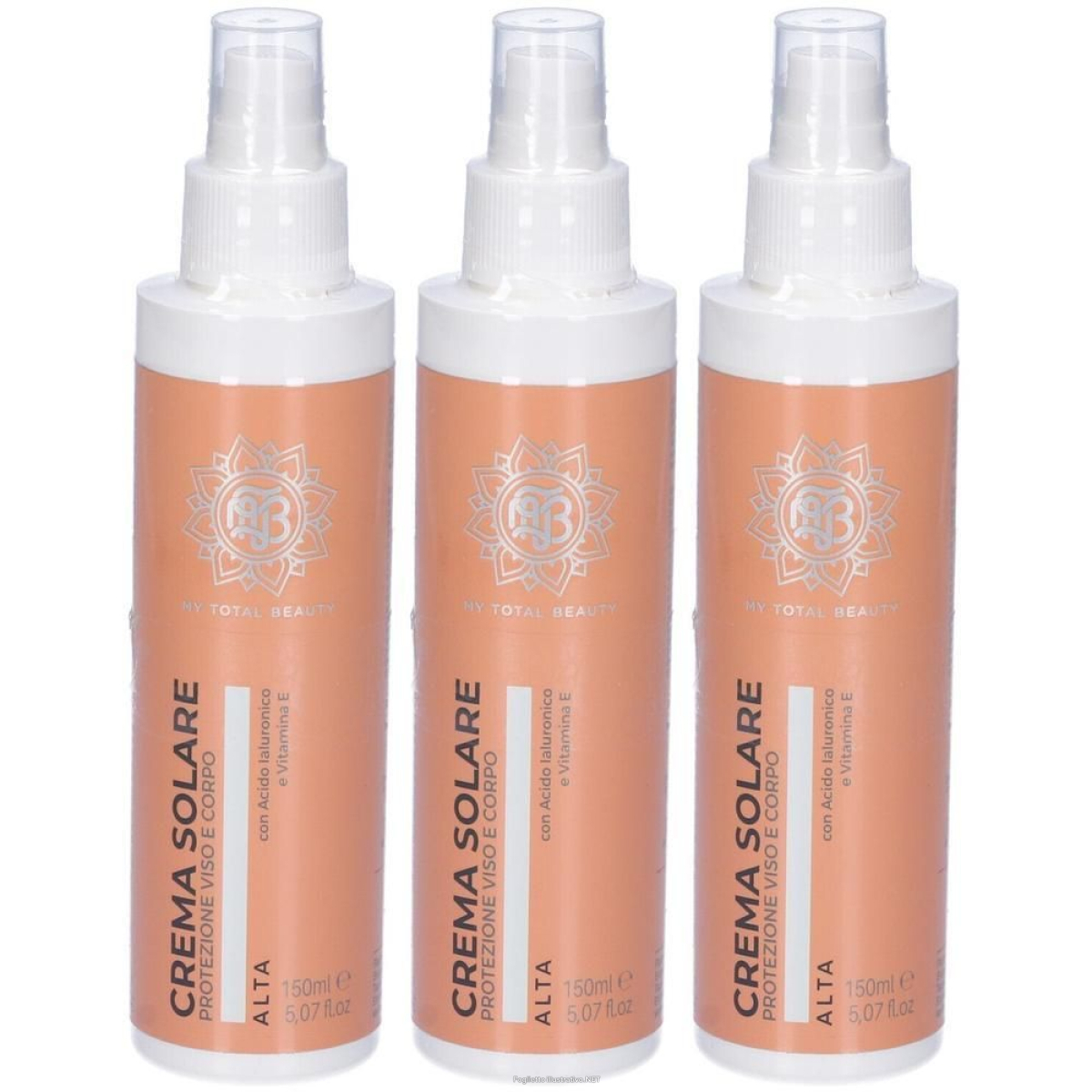 Cerca Offerte di my total beauty crema solare protezione alta spray 3x250 ml e acquista online
