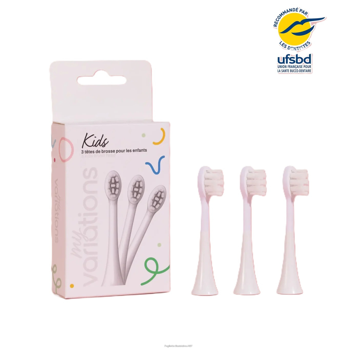 Cerca Offerte di my variations kids testine di ricambio per spazzolino elettrico bianco 3 pezzi e acquista online