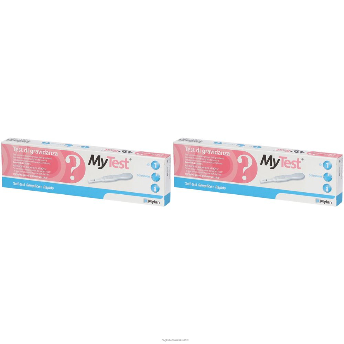 Cerca Offerte di mylan my test® test di gravidanza set da 2 2x1 pz e acquista online