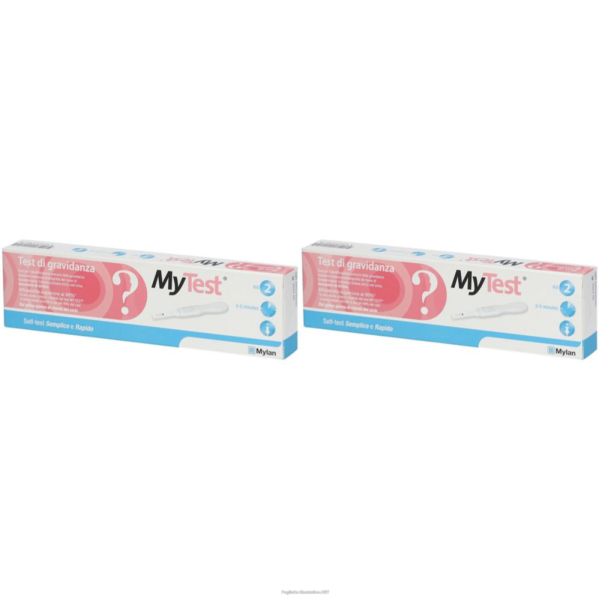 Cerca Offerte di mylan my test® test di gravidanza set da 2 2x2 pz e acquista online