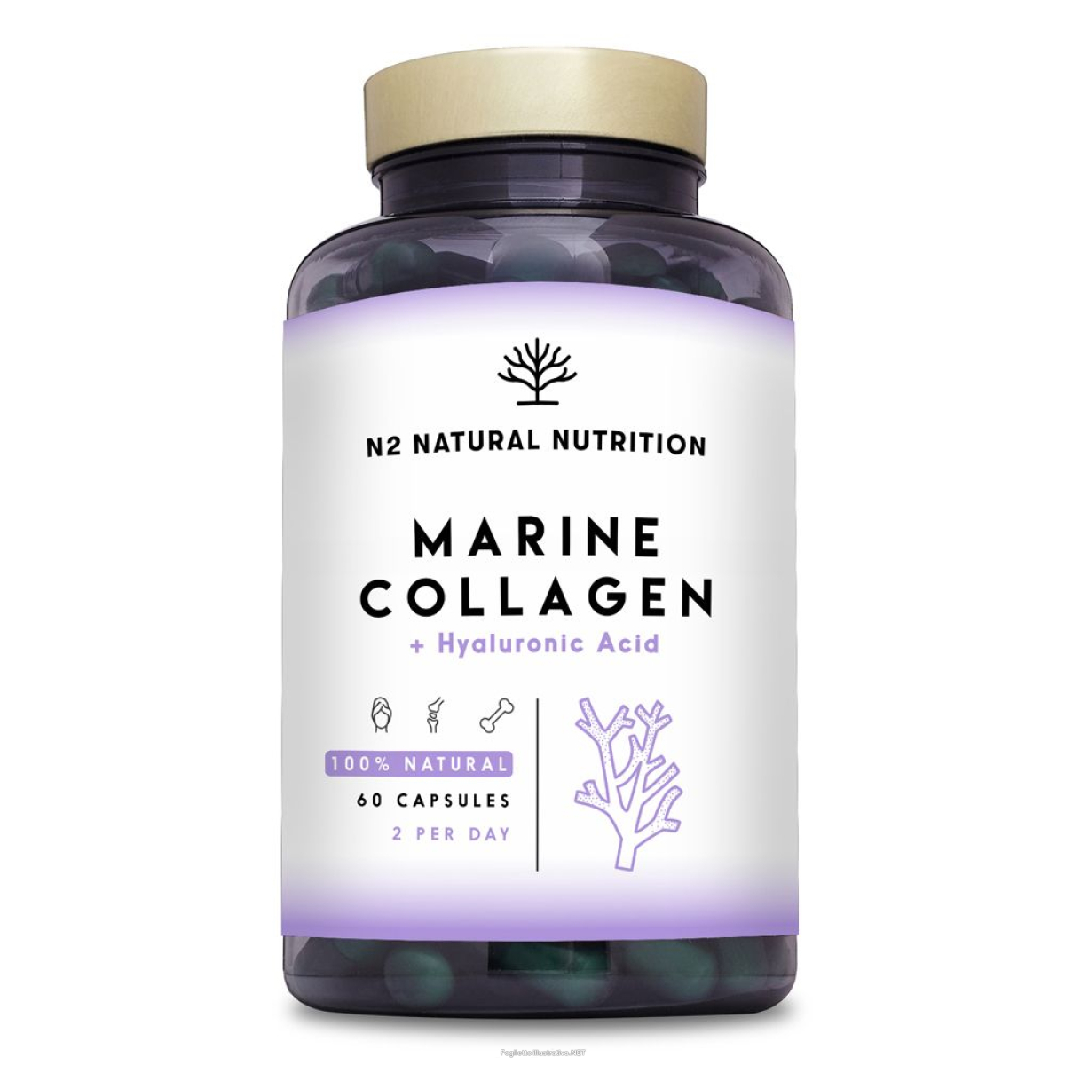 Cerca Offerte di n2 natural nutrition marine collagen 60 capsule 42 g e acquista online