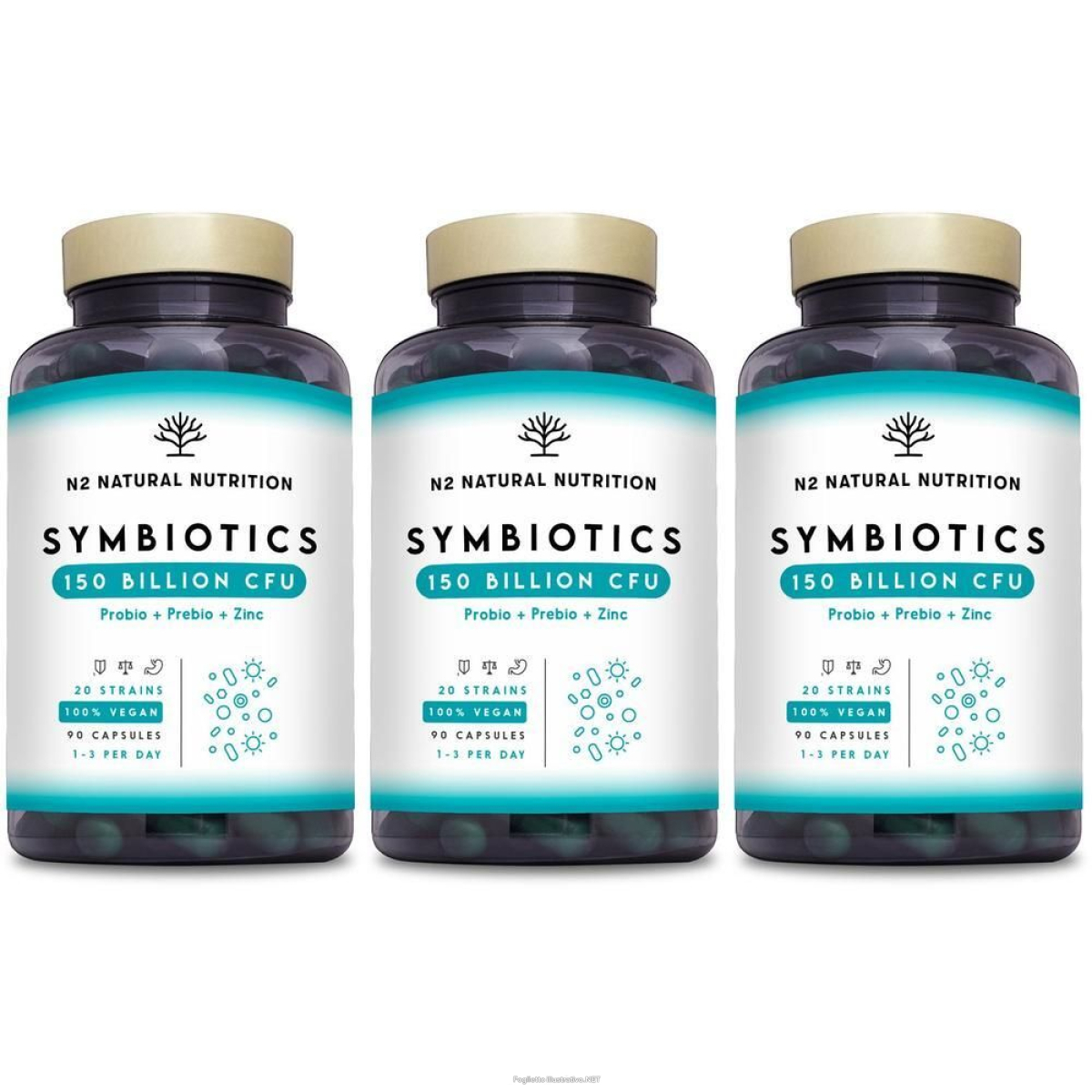 Cerca Offerte di n2 natural nutrition symbiotics 150 billion capsule 3x44,45 g e acquista online