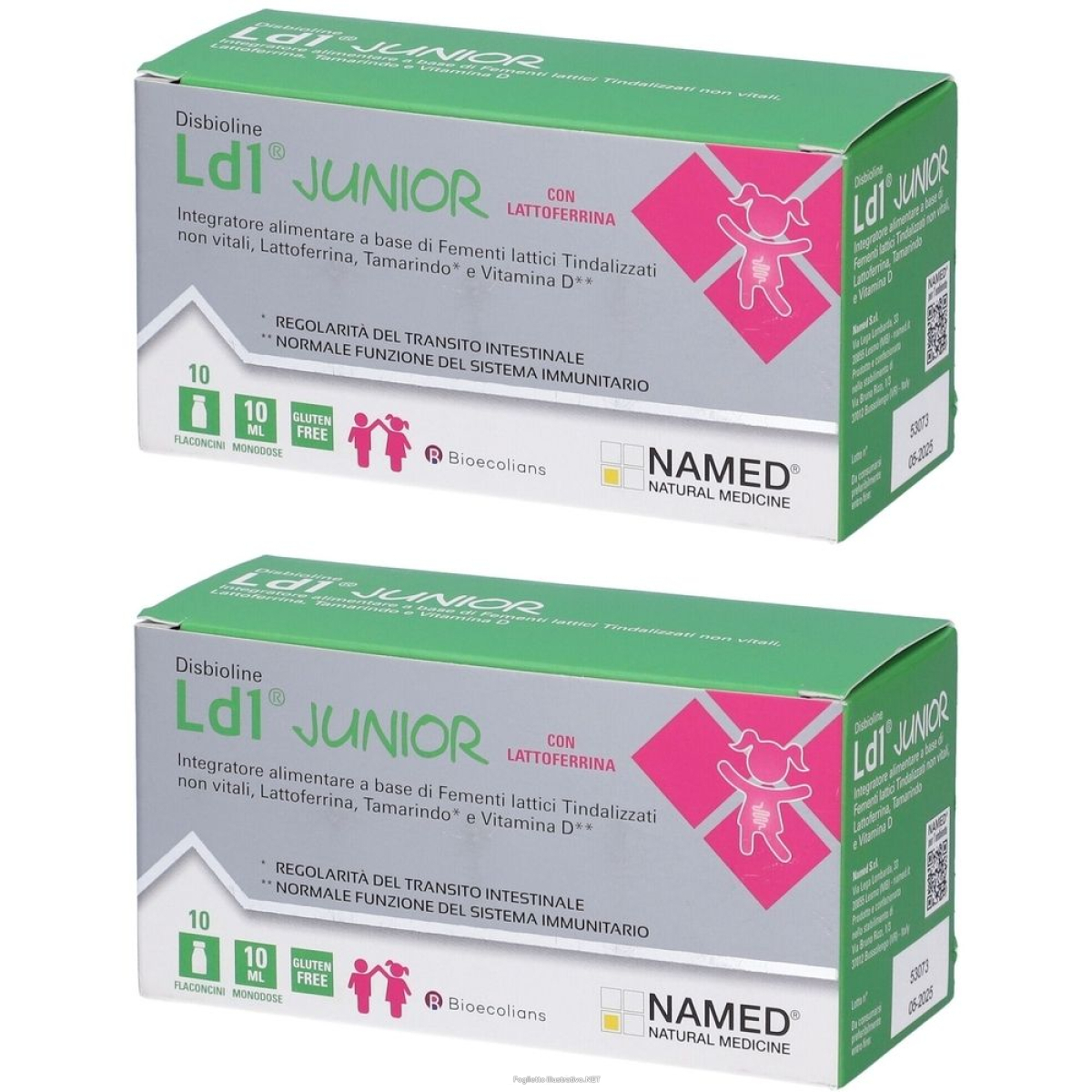 Cerca Offerte di named disbioline ld1 junior flaconi set da 2 2x100 ml soluzione orale e acquista online