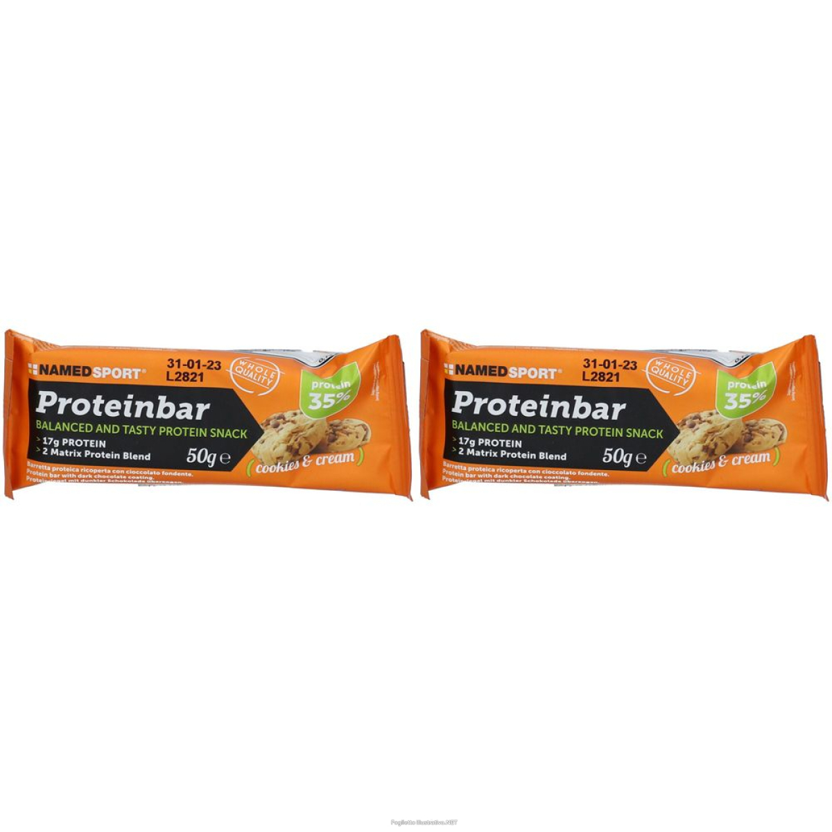 Cerca Offerte di namedsport® proteinbar cookies & cream set da 2 2x50 g barretta e acquista online