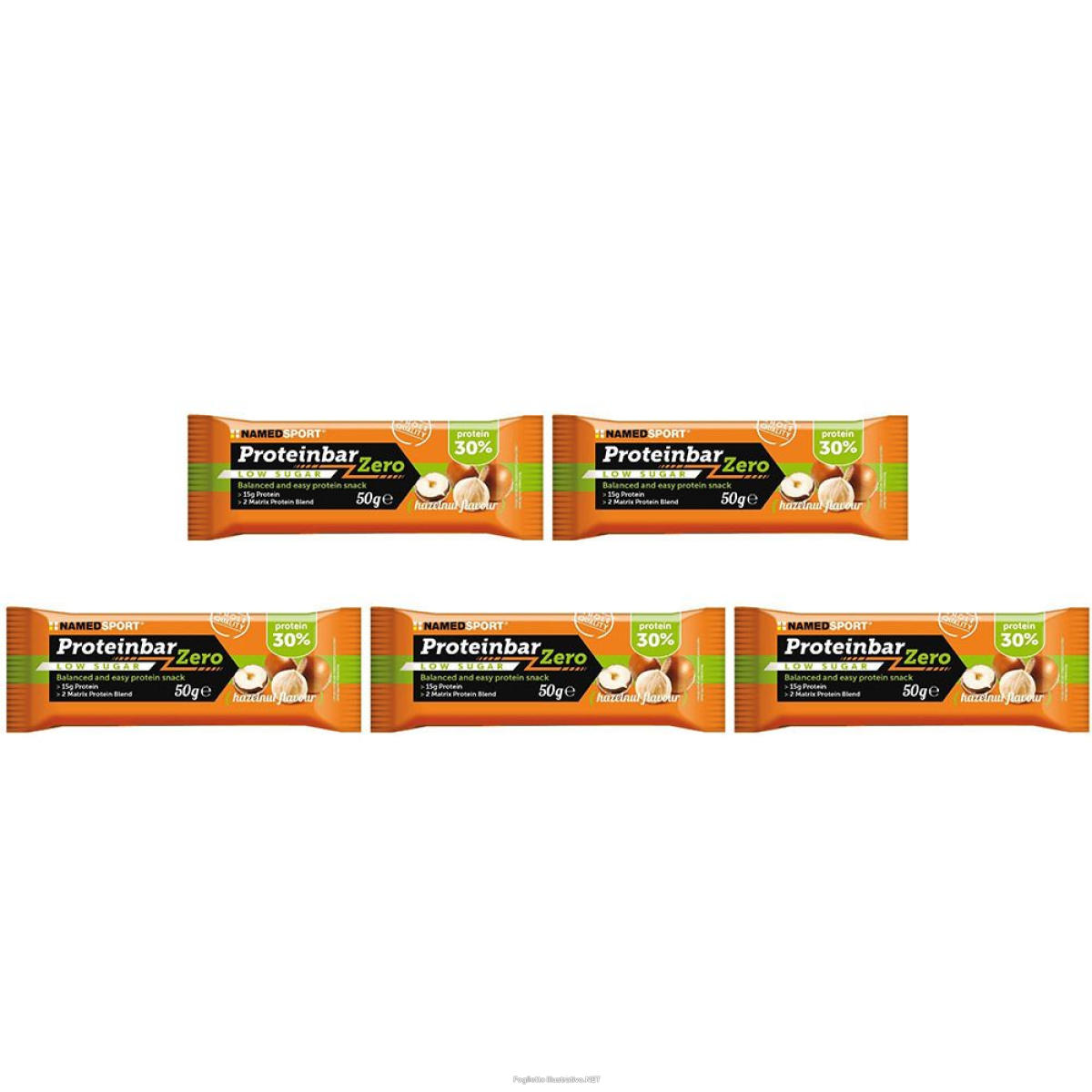 Cerca Offerte di namedsport® proteinbar zero hazelnut flavour set da 5 5x50 g e acquista online