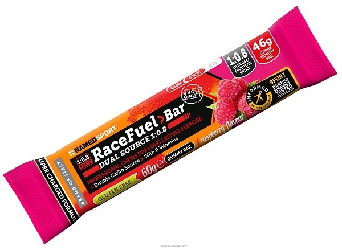 Cerca Offerte di namedsport race fuel bar barretta gommosa lampone 60 g snack e acquista online