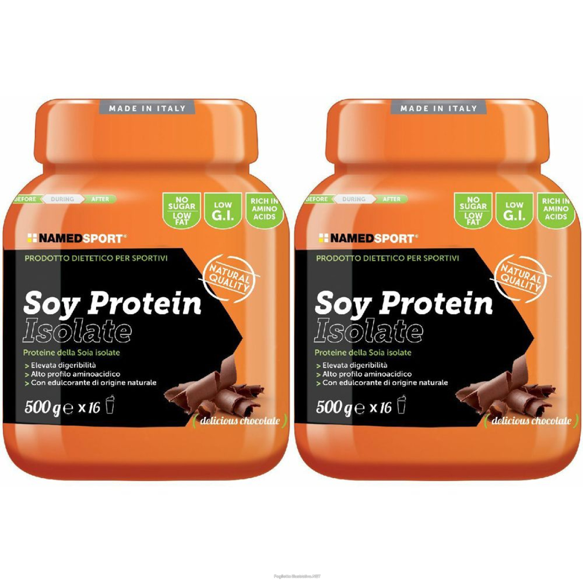 Cerca Offerte di namedsport® soy protein isolate delicious chocolate flavour set da 2 e acquista online