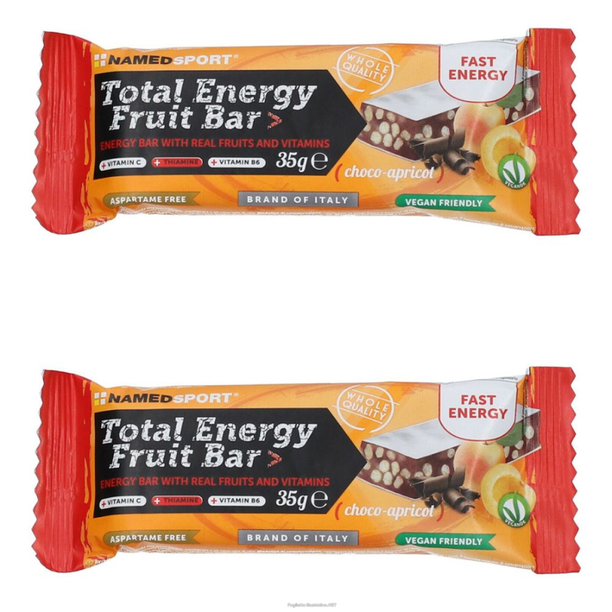 Cerca Offerte di namedsport® total energy fruit bar choco-apricot set da 2 2x35 g barre e acquista online