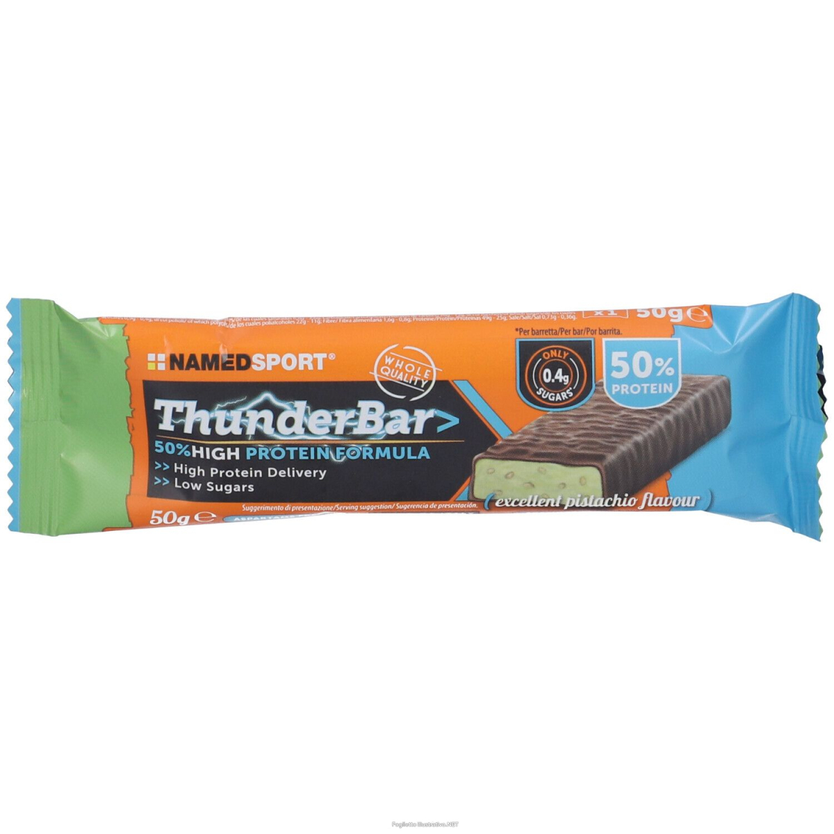 Cerca Offerte di namedsports thunderbar barretta proteica gusto pistacchio 50 g snack e acquista online