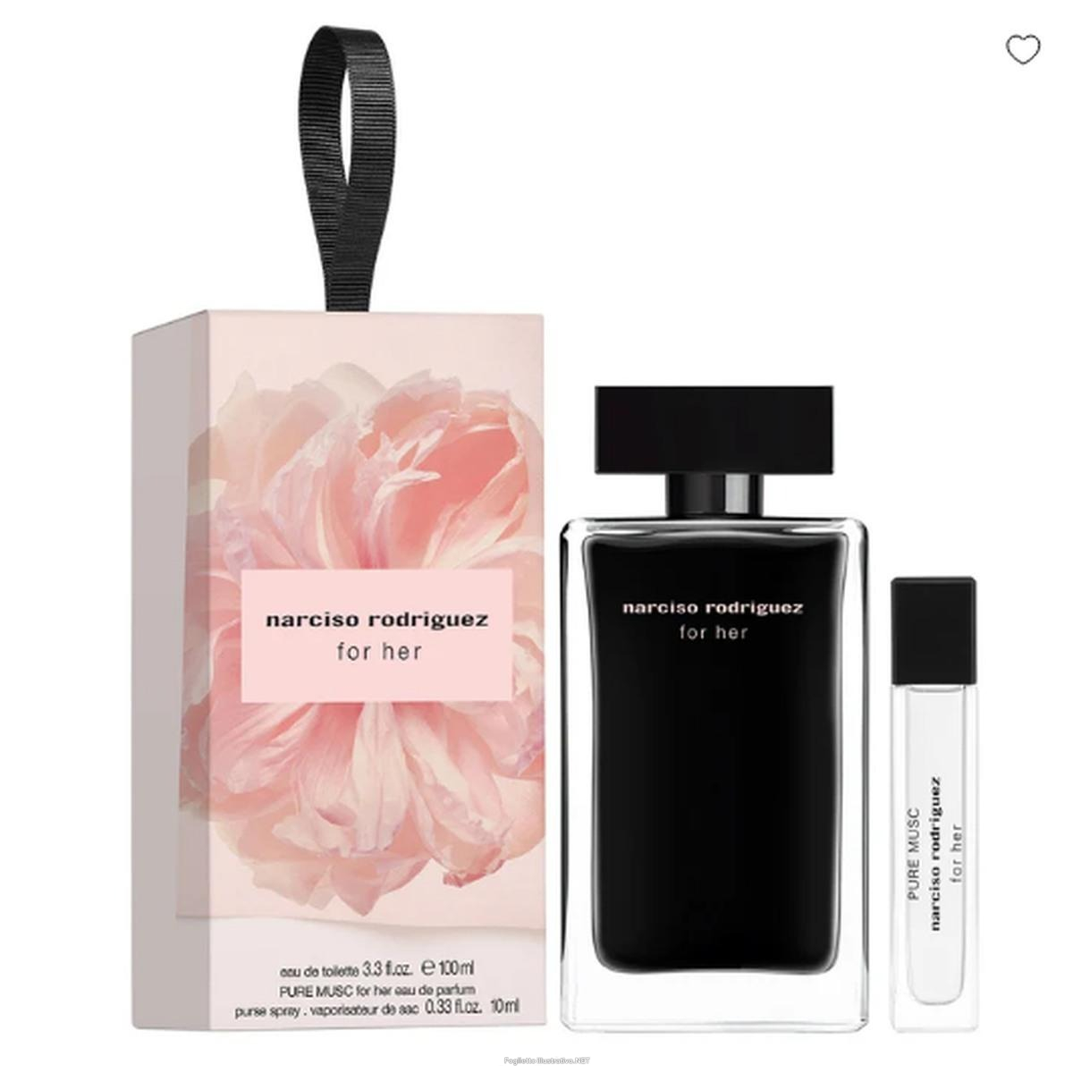 Cerca Offerte di narciso rodriguez for her shopping pack eau de toilette 100 ml + pure musc eau de parfum 10 ml e acquista online