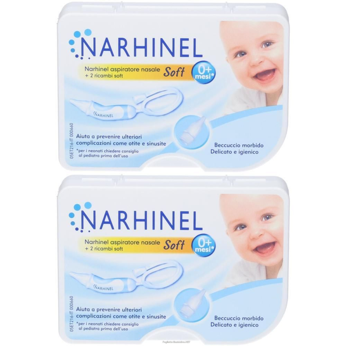 Cerca Offerte di narhinel aspiratore nasale neonati e bambini con 2 ricambi 2x1 st e acquista online
