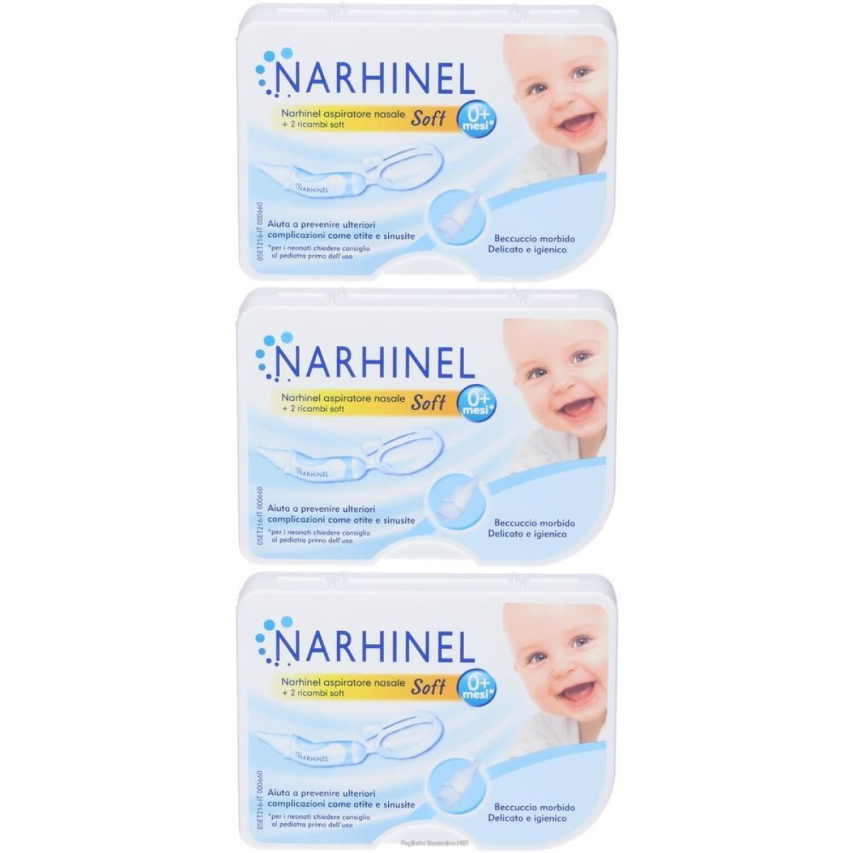 Cerca Offerte di narhinel aspiratore nasale neonati e bambini con 2 ricambi 3x1 st e acquista online