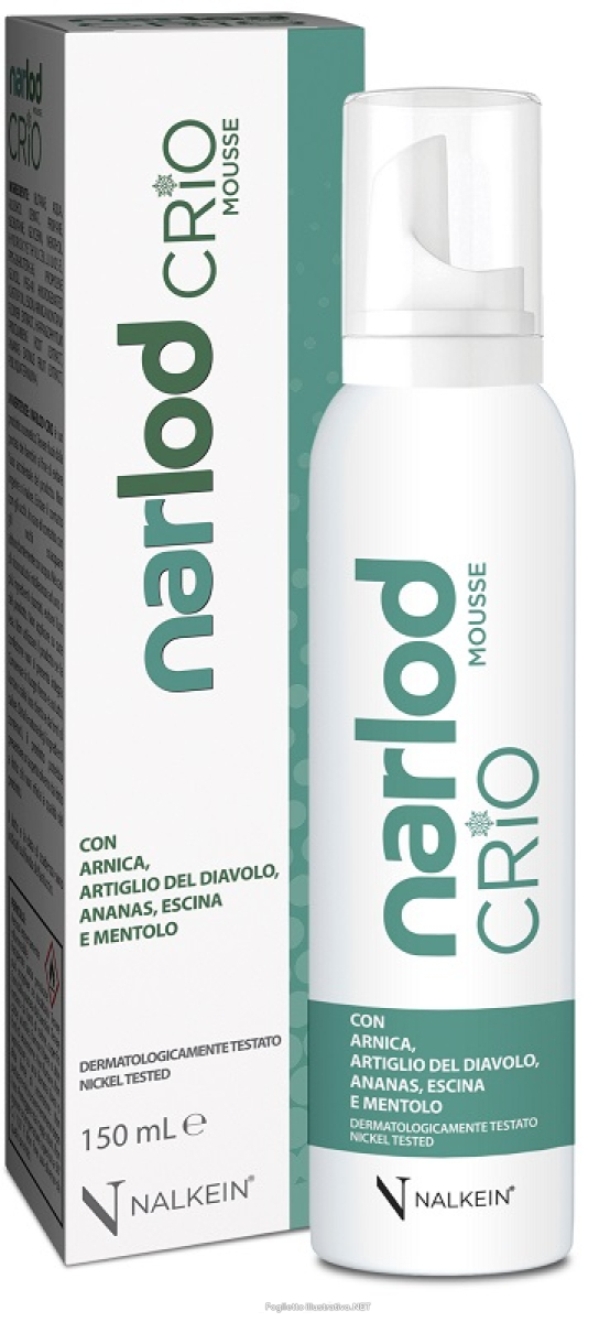 Cerca Offerte di narlod crio mousse con arnica artiglio del diavolo ananas escina e mentolo 150 ml e acquista online
