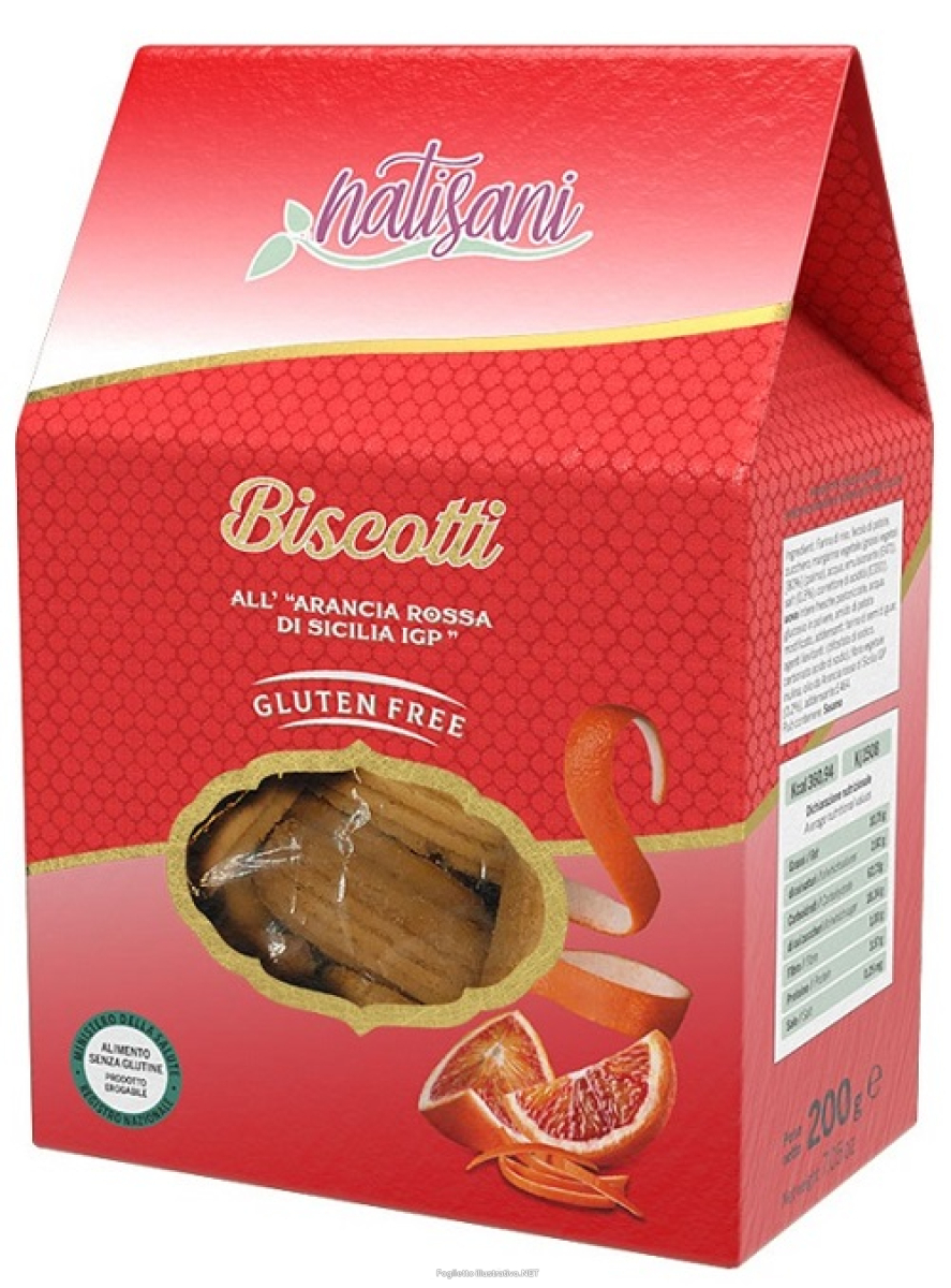 Cerca Offerte di natisani biscotti all' arancia rossa di sicilia senza glutine 200 grammi e acquista online