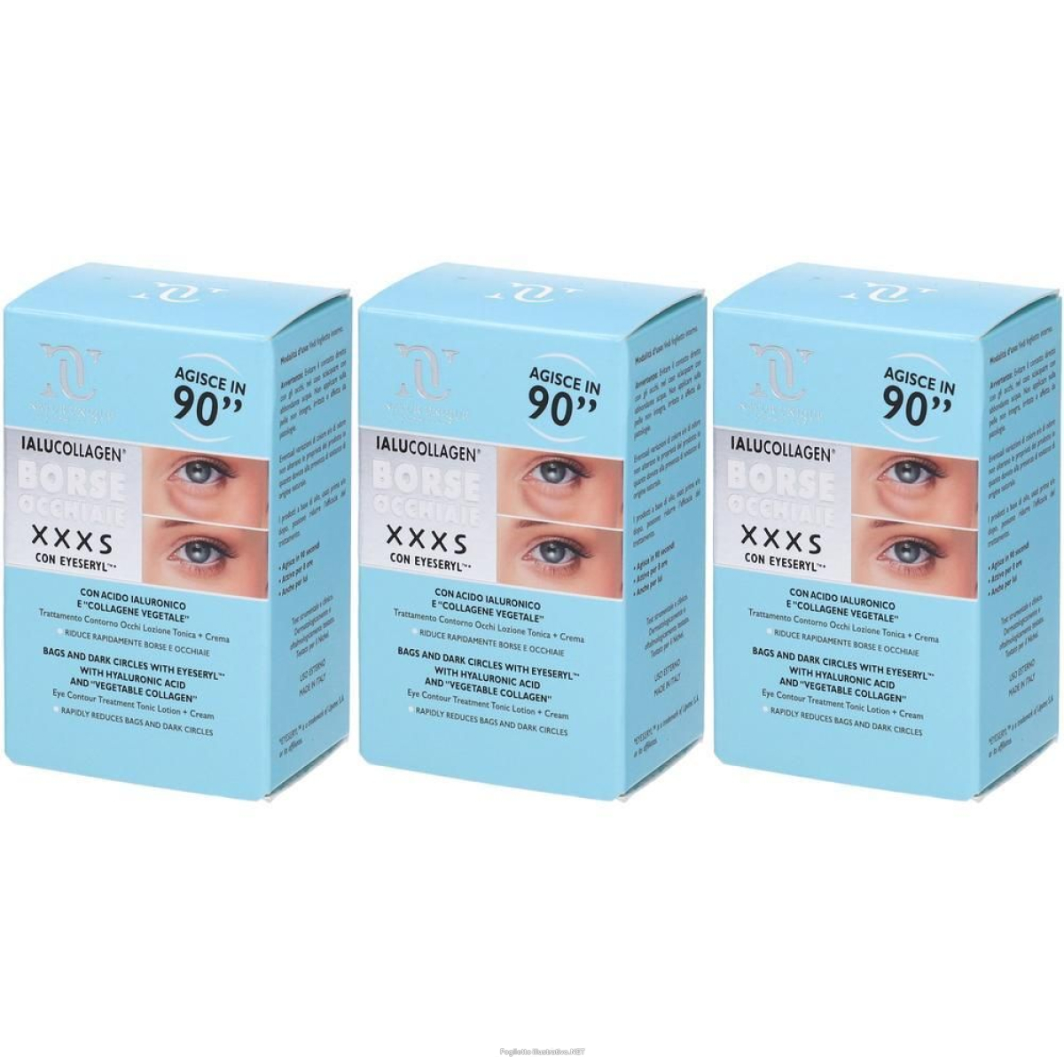Cerca Offerte di natur unique ialucollagen trattamento borse e occhiaie xxxs 3x1 st e acquista online