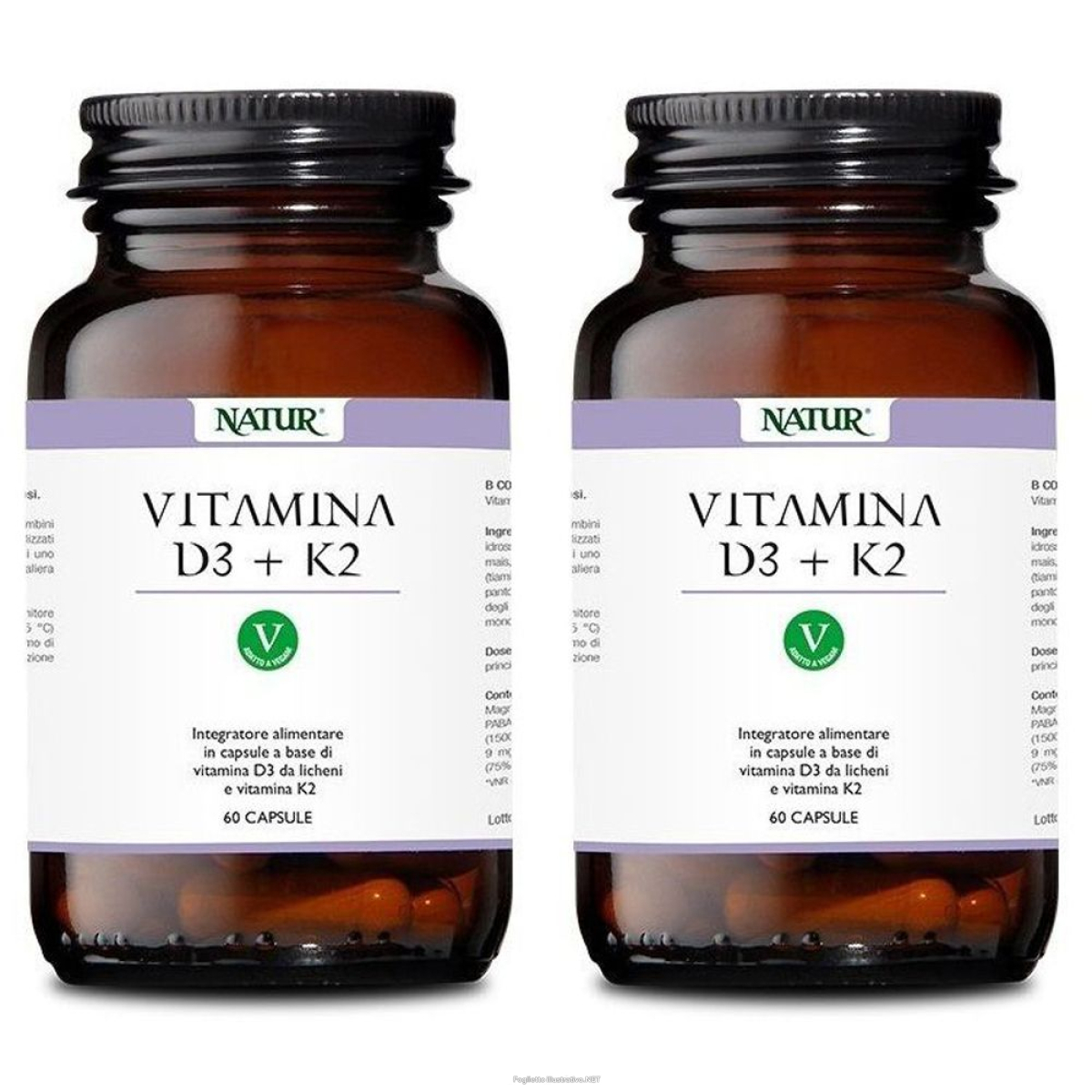 Cerca Offerte di natur vitamina d3 + k2 set da 2 2x60 pz capsule e acquista online