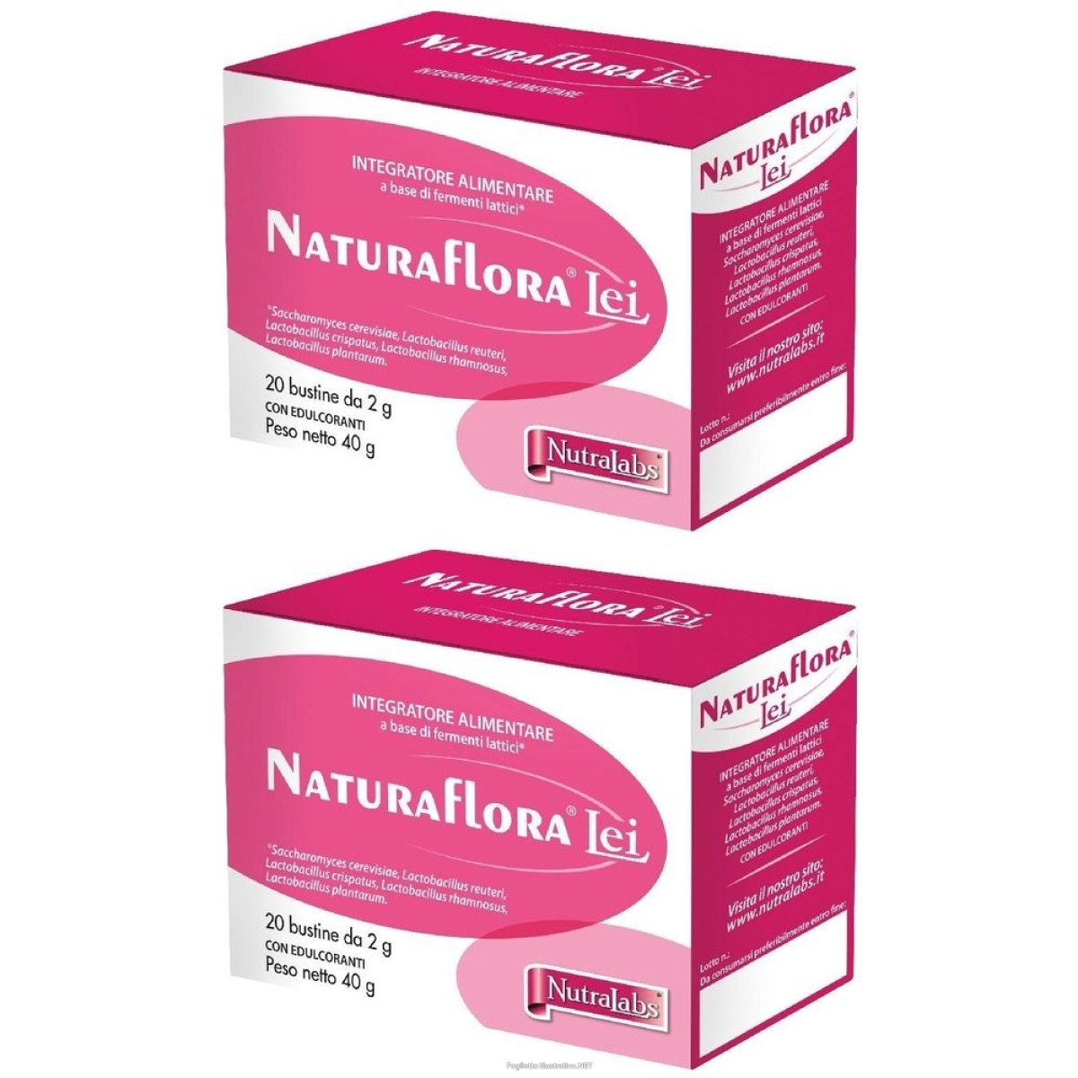 Cerca Offerte di naturaflora lei 20 bustine set da 2 2x20x2 g bustina e acquista online