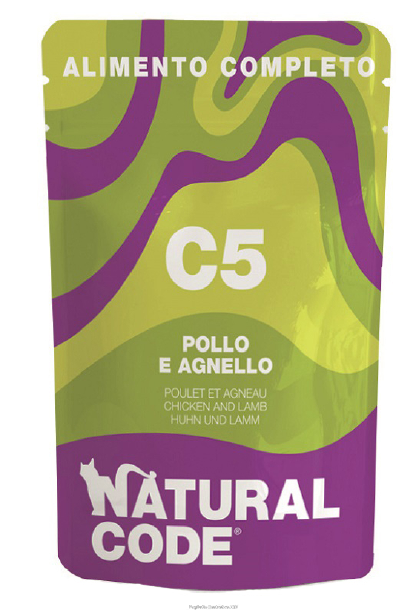 Cerca Offerte di natural code c05 pollo e agnello gatti adulti busta 70g e acquista online