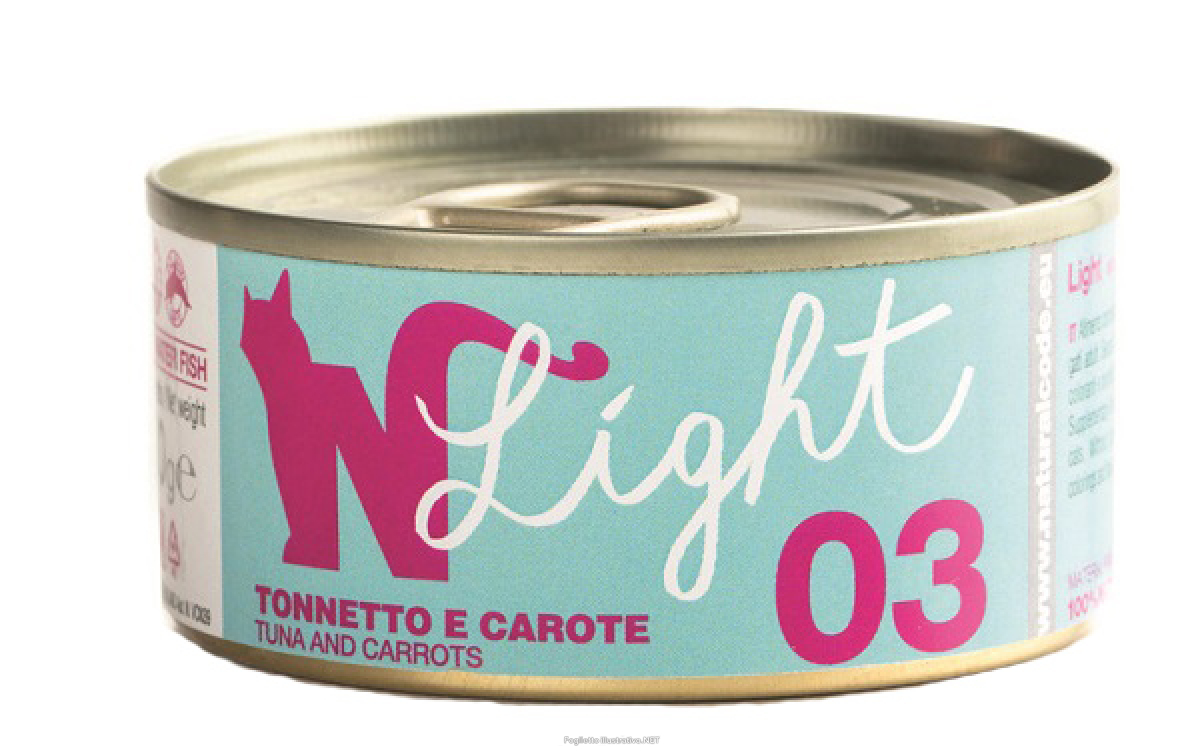 Cerca Offerte di natural code gatto 03 light tonno carote 4x70gr (lattina) multipack e acquista online