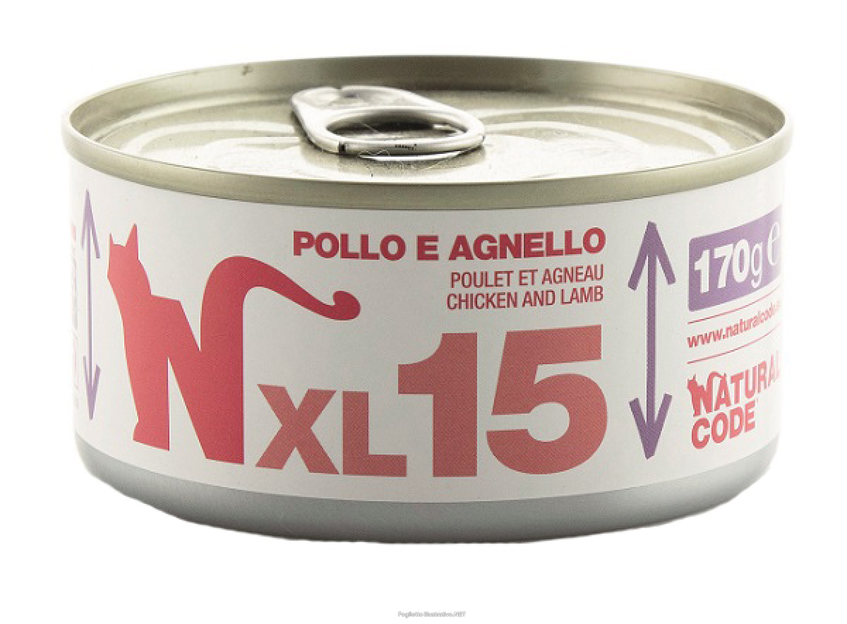 Cerca Offerte di natural code gatto xl15 pollo agnello 170gr (lattina) e acquista online