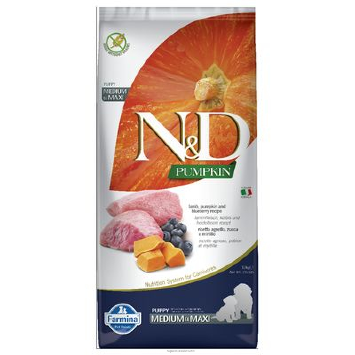 Cerca Offerte di natural & delicious pumpkin grain free adult medium & maxi con quaglia, zucca e melograno - 12kg e acquista online