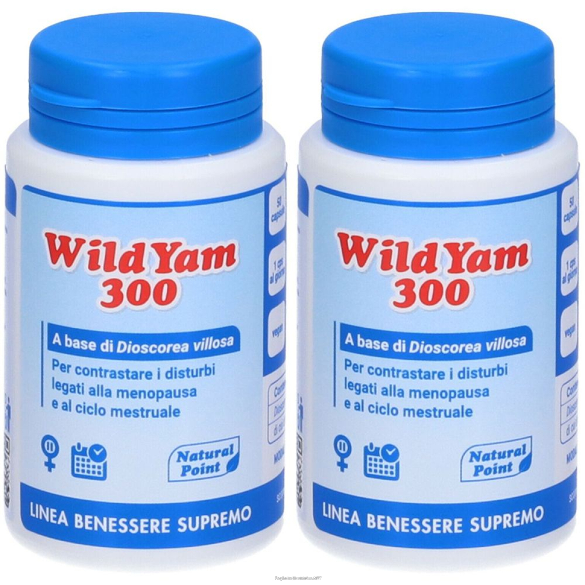 Cerca Offerte di natural point wild yam 300 set da 2 2x25 g capsule e acquista online