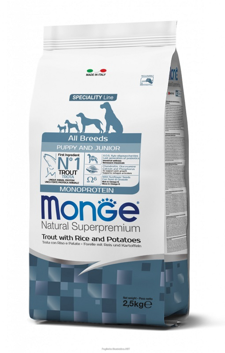 Cerca Offerte di natural superpremium all breeds puppy & junior natural superpremium trota con riso e patate - 2,50kg e acquista online