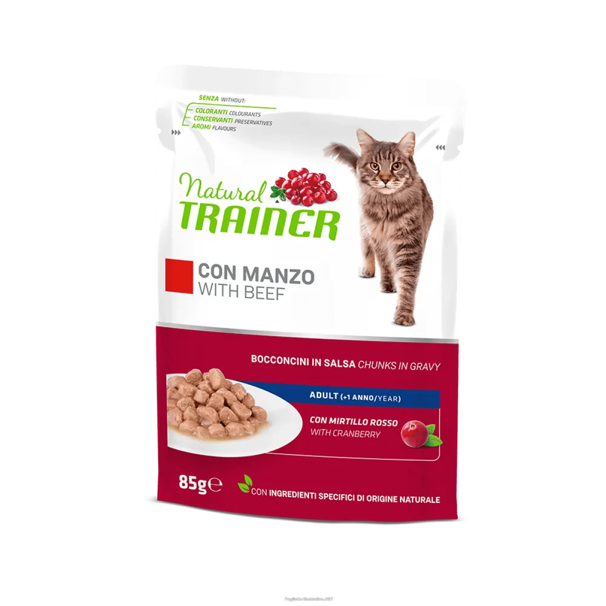 Cerca Offerte di natural trainer gatto adult con tonno bocconcini in salsa 85g trainer natural e acquista online