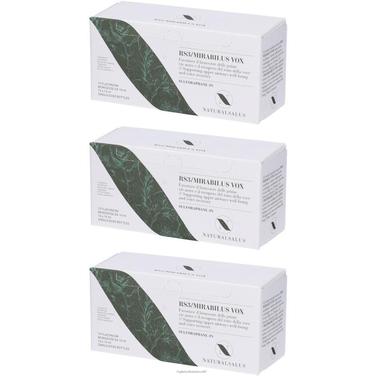 Cerca Offerte di naturalsalus rs3/mirabilus vox flaconcini 3x100 ml soluzione orale e acquista online