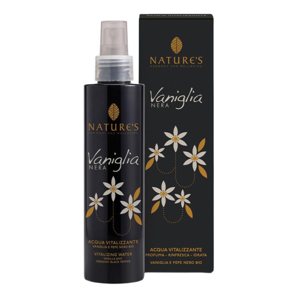 Cerca Offerte di Nature's vaniglia nera acqua vitalizzante 150 ml e acquista online
