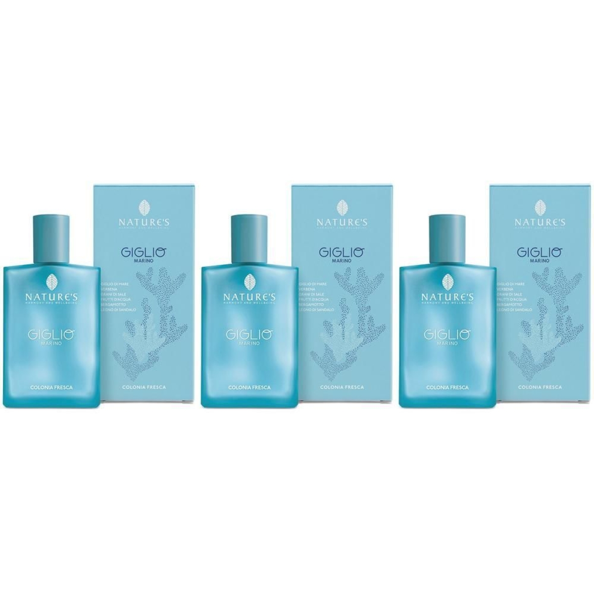 Cerca Offerte di Nature's giglio marino colonia fresca travel size 15 ml 3x15 ml e acquista online
