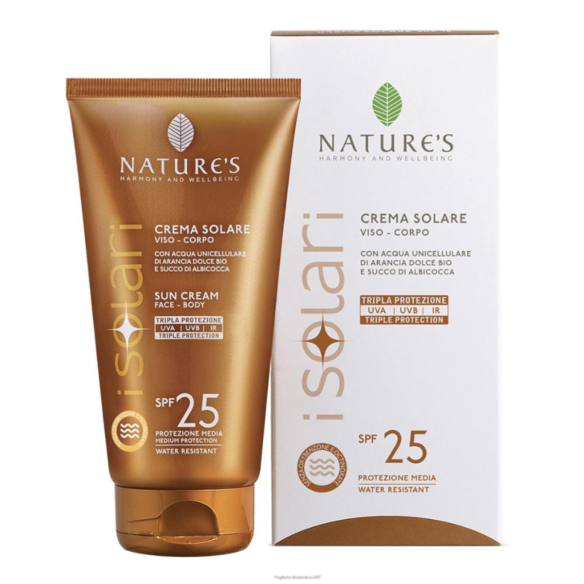 Cerca Offerte di nature's i solari crema viso corpo spf 25 75 ml edizione limitata travel size e acquista online
