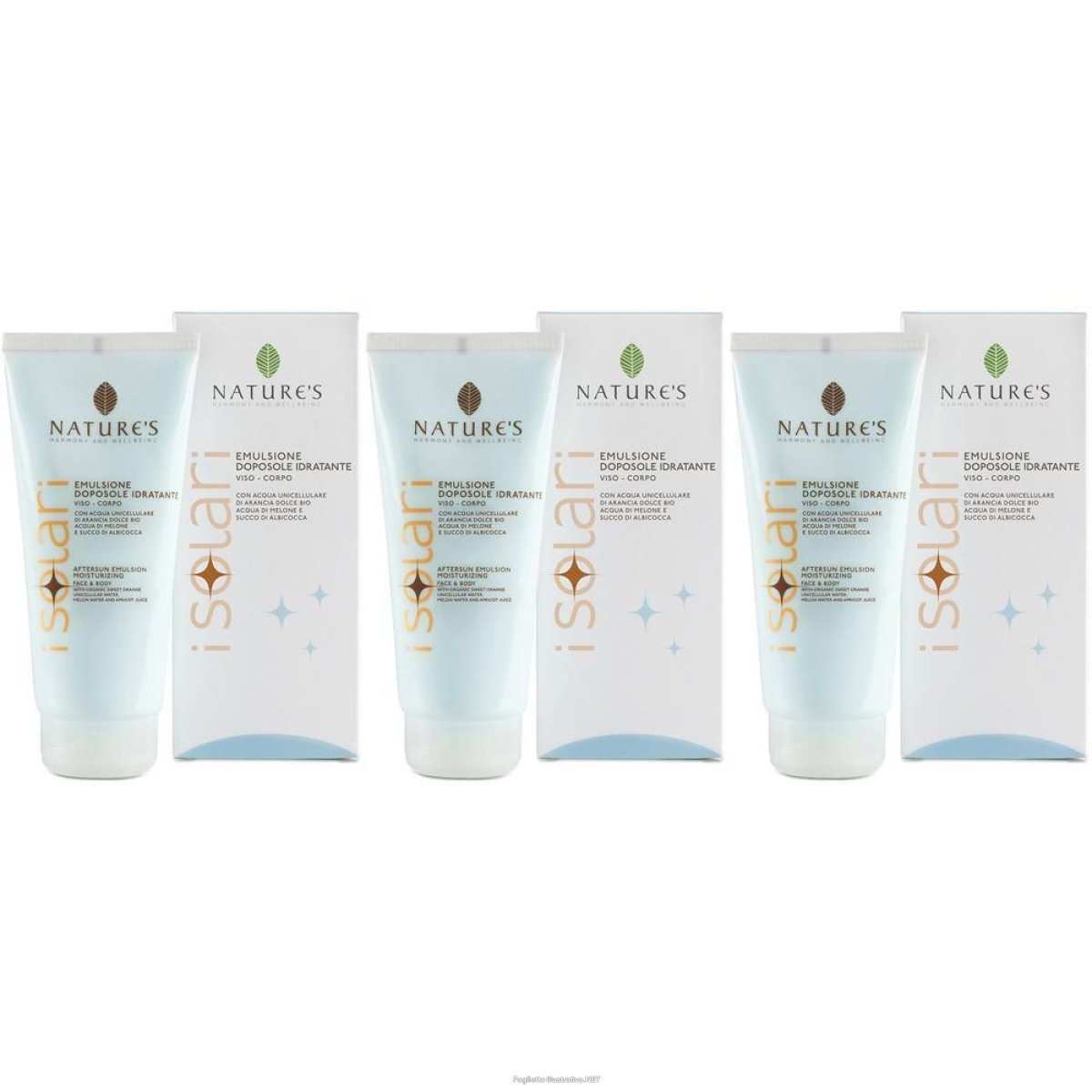 Cerca Offerte di nature's i solari emulsione doposole viso corpo 75 ml travel size 3x75 e acquista online