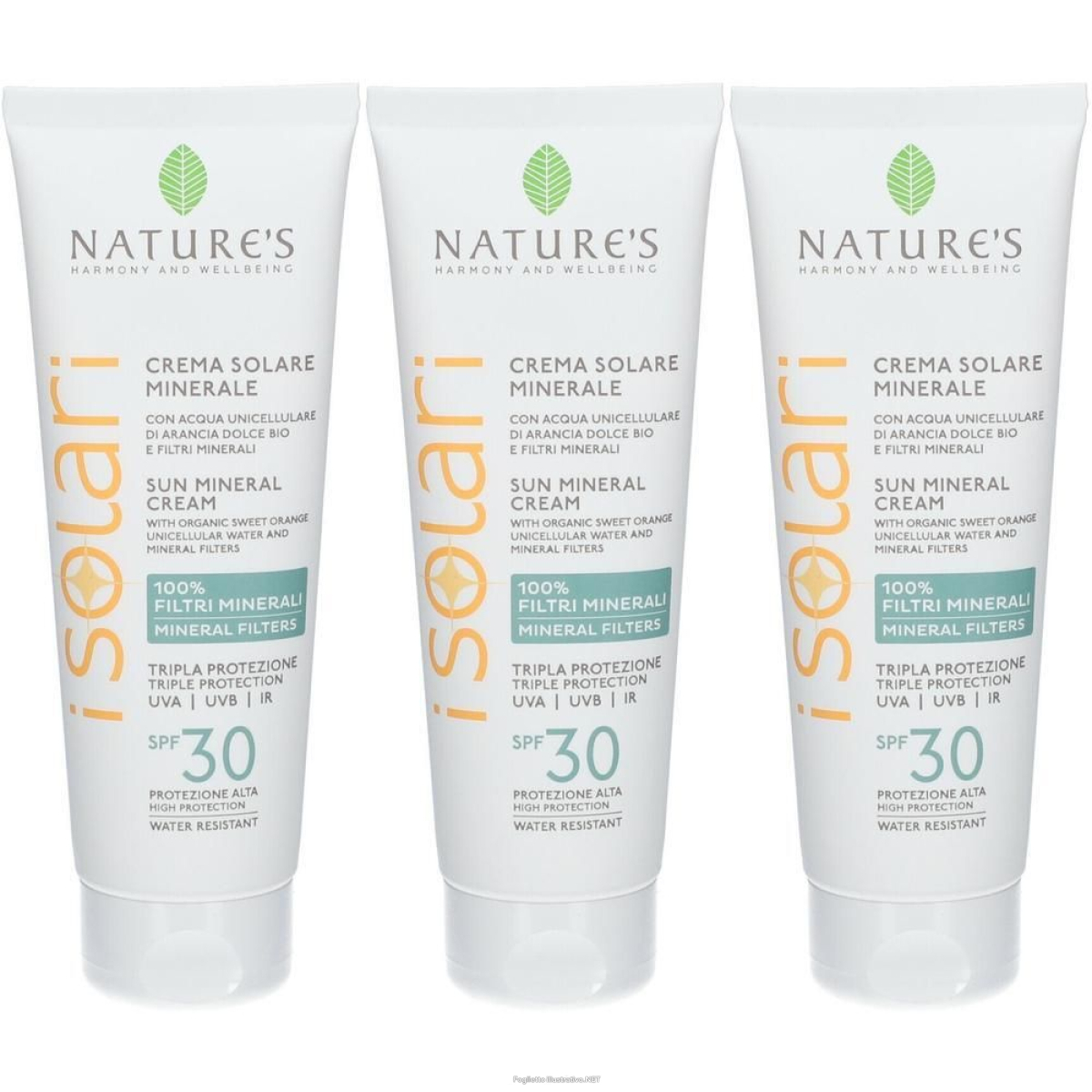 Cerca Offerte di nature's isolari crema minerale viso – corpo spf 30 3x100 ml e acquista online
