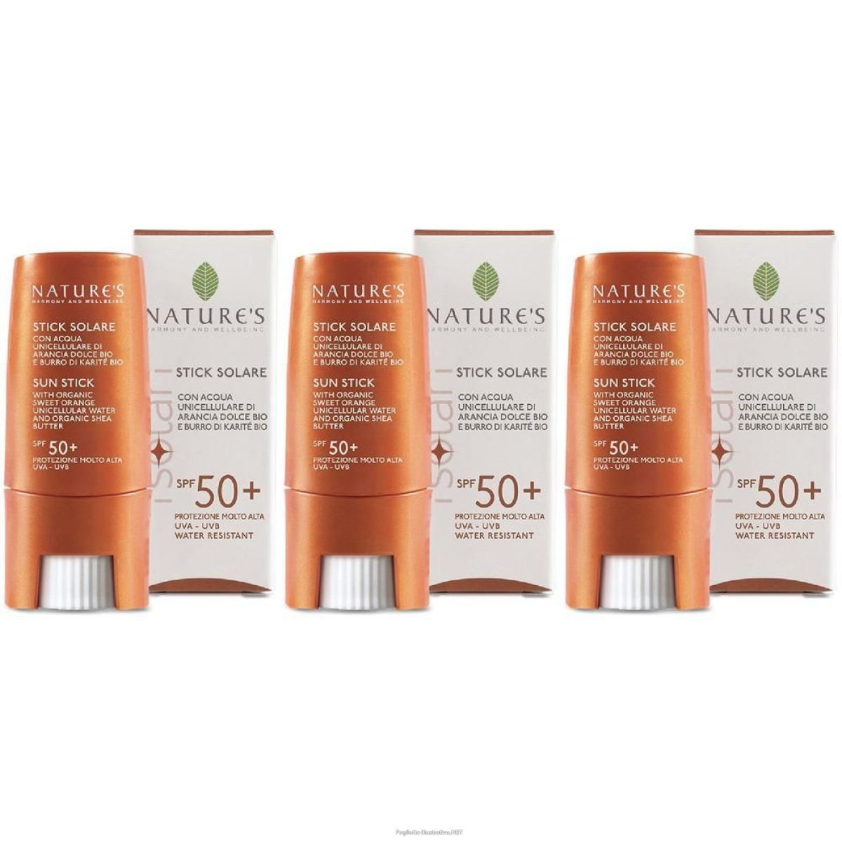 Cerca Offerte di nature's isolari stick solare spf50+ 3x9 ml e acquista online