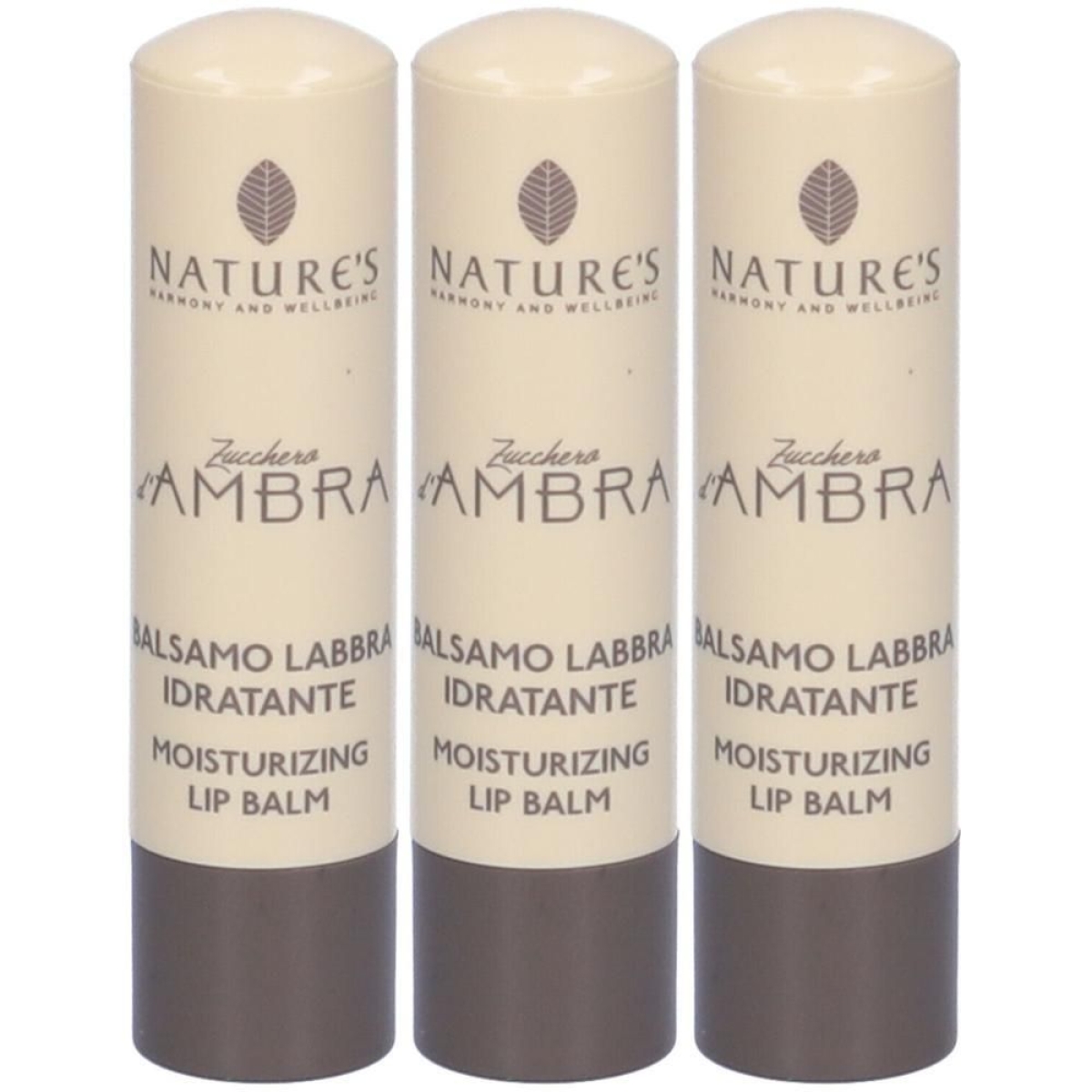 Cerca Offerte di Nature's zucchero d'ambra balsamo labbra idratante 3x5,7 ml protezione e acquista online