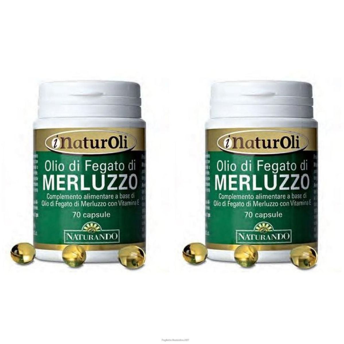 Cerca Offerte di Naturoli Olio di Fegato Merluzzo 70 Capsule Molli 2x43 g e acquista online
